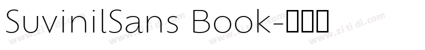 SuvinilSans Book字体转换 SuvinilSans Book字体转换